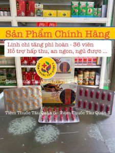 Linh Chi Tăng Phì Hoàn Hộp Vĩ 36 Viên Malaysia Hỗ trợ tăng cân