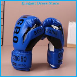 [K&P Elegant]👗👗 Kids 6oz Professional Boxing Training Sparring Gloves PU Leather Kids Breathable Muay Thai Punching Karate Training Gloves