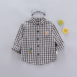 DIIMUU Kids Baby Boys Cotton Shirts Children Clothing Toddler Infant Clothing Tops 1-5 Years