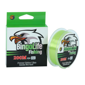 Monofilament Fishing Line Hijau Zamrud 200m Tahan Aus Senar Pancing Nilon Jepang 0.55mm mulus Kuat