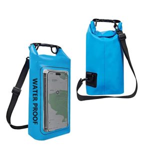 2L Swimming PVC Pack Dry Bag Touch Screen Outdoor Waterproof Shoulder Kayak Bags Trekking Drifting Rafting Surfing Boating Bag2026