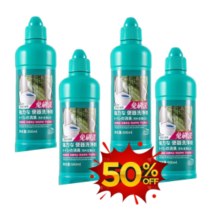💕Powerful Descaling💕Toilet Flower Scent Toilet Cleaner Spray Cleaner Bathroom Decontamination Deodorizing Toilet Cleaner Household Toilet洁厕剂