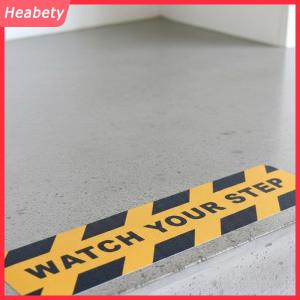 Heabety Sàn cầu thang bước thận trọng dán chống trượt an toàn nhãn cảnh báo cho kho cửa hàng xây dựng hành lang