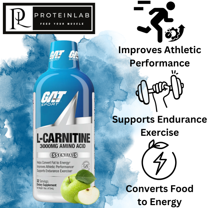 l carnitine gat sport Amazon.com: GAT SPORT Essentials Series L-Carnitine 3000mg (16 Ounce),  Mixed Berry : Health & Household