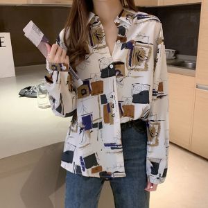 Newlan CS019 Kemeja wanita lengan panjang baju kantor motif kemeja putih kemeja korea kemeja blouse Fashion baju wanita atasan wanita premium jumbo basic blouse wanita kemeja oversize wanita Simple kemeja Vintage Cotton wanita Luaran kemeja wanita