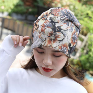 23 New Spring Summer Korean Style Hat Head Wrap Postpartum Hat Outdoor Cycling Pullover Hat Thin Gauze Neck Warmer Wholesale