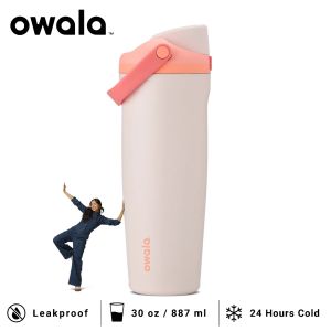 [In Stock]2025 NEW Owala FreeSip Sway 30oz (887ml) Insulated Stainless Steel Water Bottle