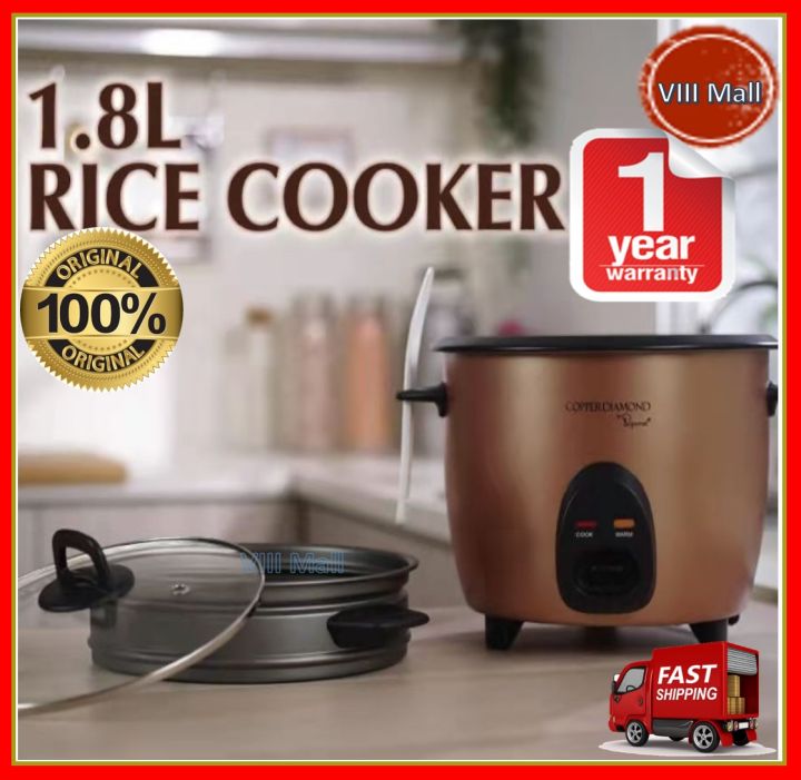 Copper Diamond 1.8L Rice Cooker Lazada