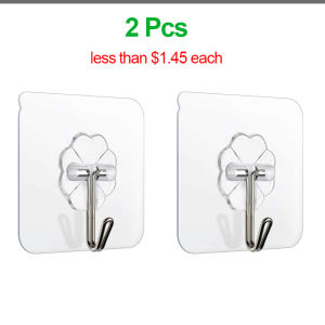 [SG Stock] Removable Vacuum Suction Hooks - No Drill Adhesive-Free Strong Hold for Bathroom Kitchen Door