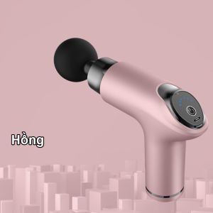 [HCM] Hồ Chí Minh Máy massage cầm mIni tay Fascial Gun cao cấp 4 đầu 12 chế độ rung - Súng massage toàn thân giảm căng cơ  nhức mỏi vai gáy