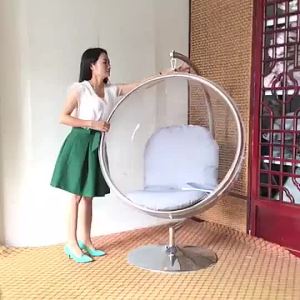 Hemisphere hanging space indoor swing transparent bubble hanging chair dormitory hanging basket home lazy balcony cradle
