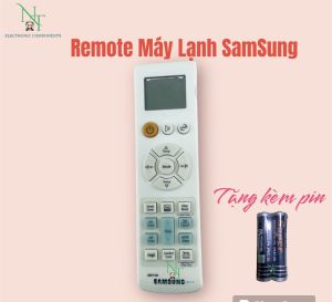 Điều khiển remote máy lạnh điều hòa SAMSUNG AR 9000BTU . Đồ bấm máy lạnh SAMSUNG . Tặng kèm pin sử dụng