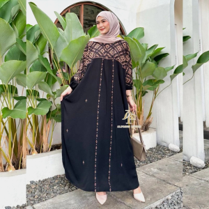 Gamis KAFTAN Rayon Jumbo Premium Motif safira busui