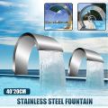 Waterfall Stainless Kolam Renang / Pancuran Kolam / Air Mancur Kolam. 