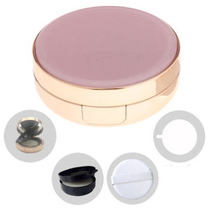 CHENJIE Chất lượng cao Mini Hộp Foundation DIY Với bột Puff Đồ nghề Du lịch Trống Hộp đệm khí Hộp đựng đồ trang điểm có gương Hộp đựng mỹ phẩm Hộp đựng kem BB