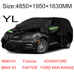 Premium Car Cover Waterproof All Weather Dustproof UV Protection Scratch Resistant Indoor Outdoor PVC Cotton Aluminium for Automobiles