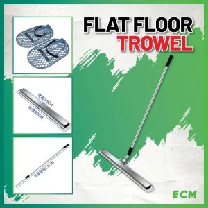 CONCRETE FLAT FLOOR TROWEL / ROTATING TROWEL FOR CONCRETE PAVEMENT LEVELING / CONCRETE FLOAT PUSH TROWEL