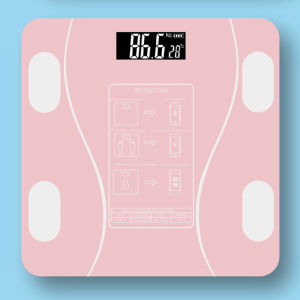 [SG Stock] Digital Body Weighing Scale Bluetooth Weight Scale LCD Display Temperature Tempered Glass Electronic Weigh Bathroom Scale Batteries 體重秤