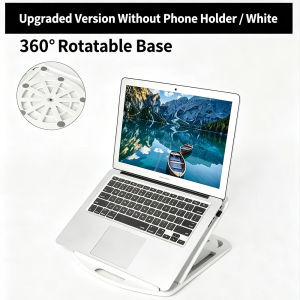 360 ° Rotatable Laptop Stand Suitable For 10-17 Inch Computers Adjust The Height Foldable Laptop Desk With Phone Holder
