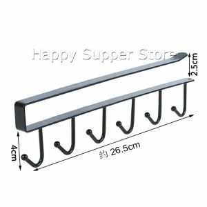 Happy ราวตะขอแขวนแบบเหล็กเคลือบสี