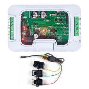 Clear View Three Phase AC Energy Meter Module Power Monitor for KWh Frequency Energy Meter Wattmeter DIN Rail 100A