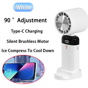 Handheld Fan Cooling/Powerful/Portable 10000mAh 90°Adjustment mini kipas tangan Portable Turbo Fan mini fan手持风扇