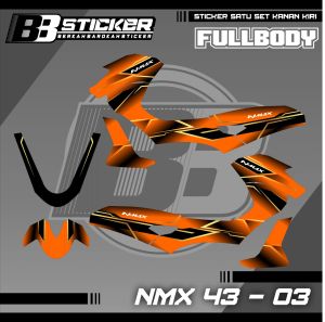 Decal Sticker Yamaha NMAX 155 Old BISA HOLOGRAM Fullbody 2015-2019 Nmx 43