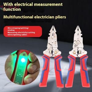 MIZ Đa chức năng dây vũ nữ Thoát y với điện kiểm tra bút có thể gập lại Cáp Cutter crimper công cụ điện gấp Kìm cho cắt