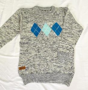 Sweater Tebal Rajut Motif Belah Ketupat Premium Pria Wanita | Hipsi | Enchanta