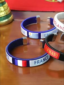 2026 World Cup team bracelets for the US Canada and Mexico football fan wristbands small gifts and souvenirs woven cord