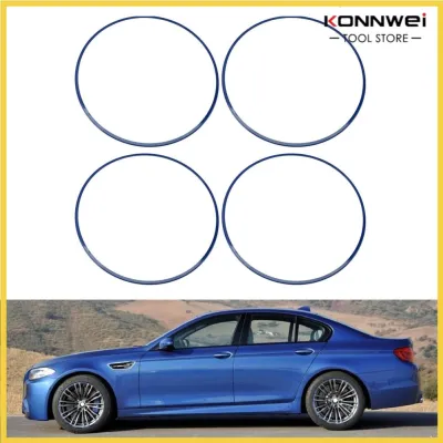 Konnwei Wheel Rim Protection Ring Decorative Aluminium Alloy Self Adhesive 20 Inch Wheel Rim Protector for Vehicles with Flat Wheel Edges