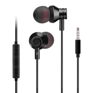 In-Ear Headphones Running Fitness Sports Headphones Live Wired Headphones Braided Cable Headphones Universal 3.5mm Round Hole All Mobile Phones Adjustable Microphones Headphones