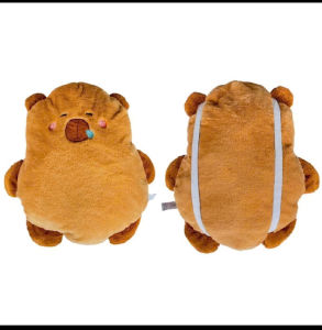 Gối Đi Xe Capybara Dễ Thương Bảo Vệ Chống Va  Đập Cho Bé Mềm Min