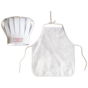Newborn Photography Chefs Outfit Baby Cooking Theme Hat And Apron Set Breathable Polyester First Birthday Holiday Party Costume