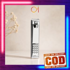 AI-C1022 Alat Potong Kuku Tajam Manicure Pedicure Import / Gunting Kuku Stainless Steel Hitam Doff