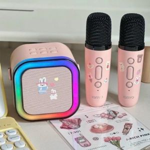 [ BỘ 1 LOA KÈM 2 MIC ] Bộ Loa Bluetooth Karaoke Mini K12 Kèm 2 Mic Không Dây Công Suất 10W Thiết Kế Đèn Lồng Thời Trang Tiện Lợi mang Theo - BẢO HÀNH 1 ĐỔI 1 từ MƯỜNG THANH ROYAL