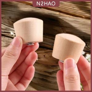 N2HAO Nồi Nắp xử lý phổ nồi nắp giữ xử lý gỗ có thể thay thế Knob cap đồ nấu nướng Handgrip bộ phận nhà bếp accessorie