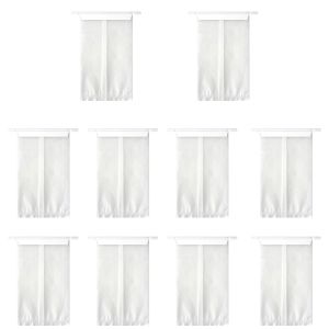 NEMOPH DIY Jewelry Storage Bags White Sandblasted Cotton Translucent Wedding Envelopes Durable Small Card Storage Bag for Card Earring Necklace