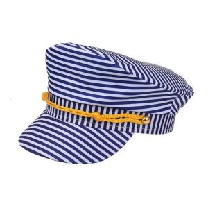 Cổ Điển Sọc Thuyền mũ phong cách mặt trời bảo vệ Mũ bóng chày điều chỉnh cho hoạt động ngoài trời và du lịch