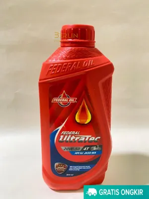 OLI MOTOR FEDERAL ULTRATEC SAE 800ML KHUSUSUNTUK MTR YAMAHA DAN HONDA MTR GIGI/BEBEK UNIVERSAL ASLI