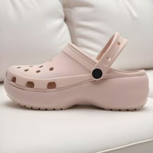 [Free Shipping] Cloud-Style Thick-Soled Clogs For Women Summer Outdoor Beach Sandals Non-Slip EVA Cartoon Fashion Versatile Closed-Toe Slippers