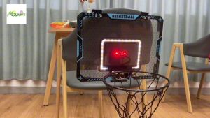 Electronic Foldable Scoring Basketball Board/Hoop With Lights Effect&Music Sports Toy Set1 Free Ball&Tool Kit