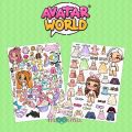 Busy page Bepe bp an Avatar World / paper doll  Avatar World. 