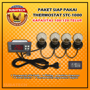 Mesin Tetas Telur Full Otomatis Penetas Paket Siap Pakai PSPSTC4FTHD