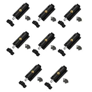 8 cái khóa cửa bằng thép không gỉ antitheft an ninh nút mở khóa phụ tùng kim loại cho Cửa lò xo tự động cửa chốt Bolt