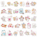 56pcs Japan Cute Mikko Sticker DIY Phone Laptop Guitar Suitcase Diary Skateboard Car Decals KidsToy. 