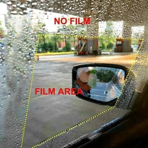 Car Rearview Mirror Side Window Anti-Rain Film Waterproof Anti-Fog HD PET Stickers for Driving