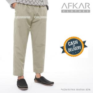 Mallabis Celana Sirwal Muslim Pria / Celana Sirwal Pensil / Celana Chino Pria