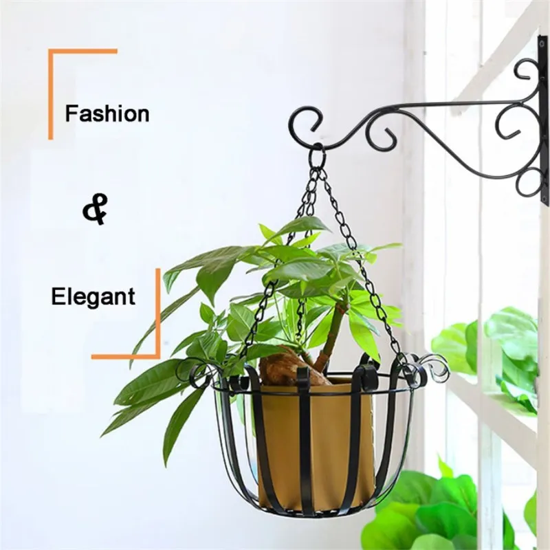 Two Wall Plant Hanger, Wall Hook for Plants, Wooden Plant Hanger