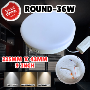 (Hot Seller )LED Surface Downlight 18W 24W 36W WhiteFrame Surface Mounted Downlight (EXTRA BRIGHT)
